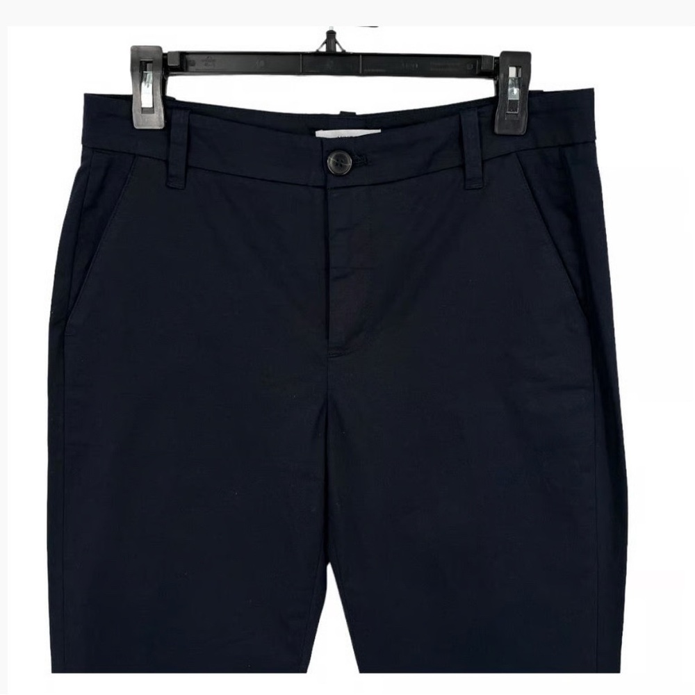 Vince navy blue slim leg crop pants